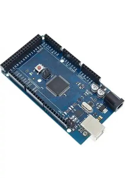Arduino Mega 2560 R3 Mikrodenetleyici Kartı ile Geniş Bağlantı ve Güçlü Performans Sağlama