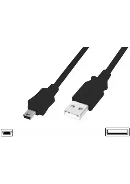 Assmann USB 2.0 Bağlantı Kablosu 1 Metre Siyah Güvenilir Veri ve Güç Transferi
