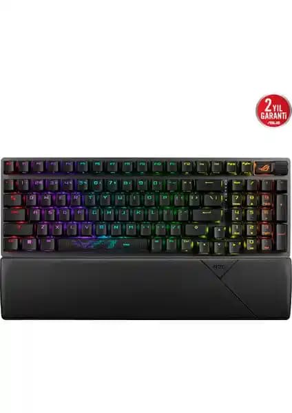 ASUS ROG STRIX SCOPE II 96 Kablosuz Oyuncu Klavyesi Yüksek Performans ve Ergonomi