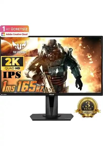 ASUS Tuf Gaming VG27AQZ Profesyonel Oyun ve Grafik Tasarım Monitörü