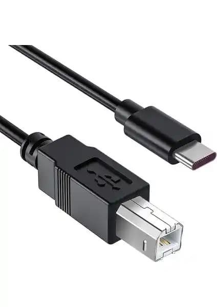 BK Teknoloji Type-C to USB-B MIDI Kablosu 3 Metre ile Güvenilir Bağlantı Çözümü