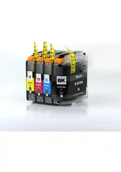 Brother MFC J3720 için 4 Renk Muadil Kartuş Seti Yüksek Kalite ve Verimlilik