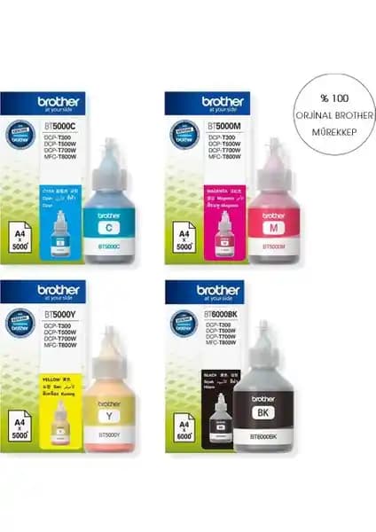 Brother orijinal mürekkep seti fotoink 4'lü, yüksek baskı kalitesi ve güvenilirlik sağlıyor