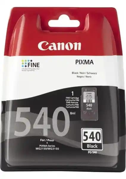 Canon 540 Orijinal Siyah Kartuş: Yüksek Baskı Kalitesi ve Güvenilirlik Sağlar