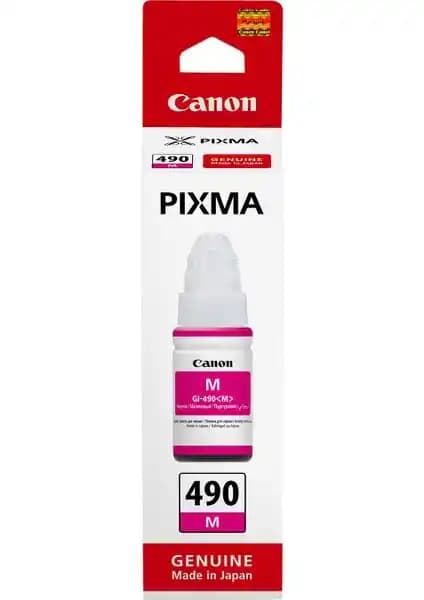 Canon GI-490 M Orijinal Magenta Mürekkep Kartuşu PIXMA Yazıcılar İçin Güvenilir ve Yüksek Kalite