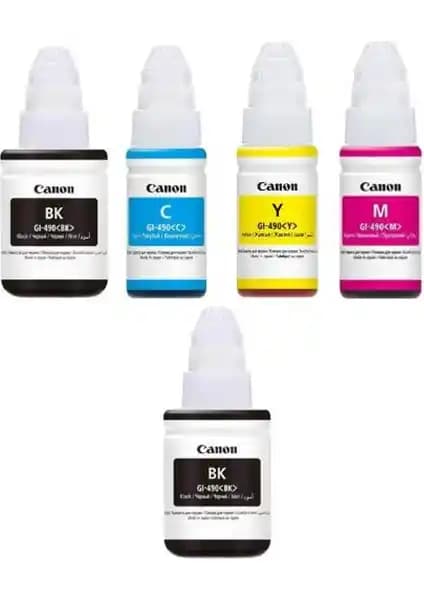 Canon GI-490 Pixma G3410 Orijinal Mürekkep Seti: Yüksek Kalite ve Güvenilir Baskı Çözümü