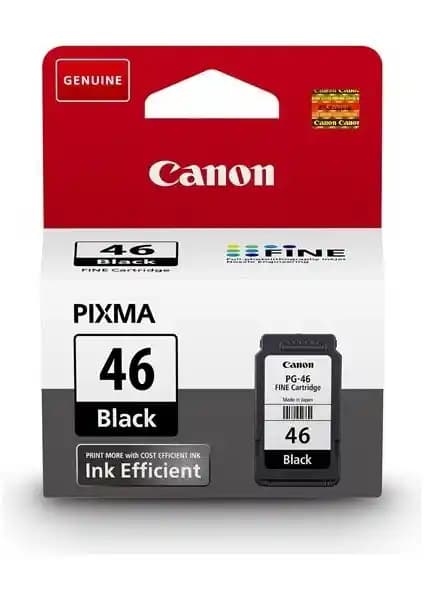 Canon PG-46 Siyah Mürekkep Kartuşu: Yüksek Kalite ve Güvenilirlik Sunan Uygun Seçenek