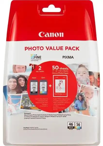 Canon PG-46 ve CL-56 Kartuş Seti: Yüksek Kalite ve Güvenilir Baskı Çözümü