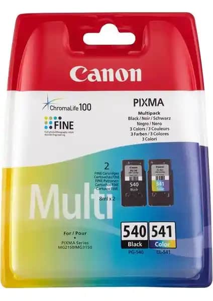 Canon PG-540/CL-541 Çoklu Mürekkep Kartuş Seti: Yüksek Kalite ve Güvenilirlik