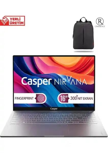 Casper Nirvana S100 13. Nesil Core i5 ile Güçlü ve Şık Dizüstü Bilgisayar