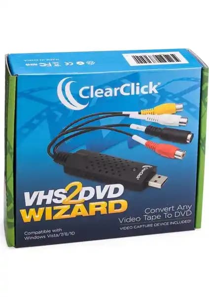 ClearClick VHS'den DVD'ye Sihirbazı ile Eski Videolarınızı Dijital Ortama Aktarın