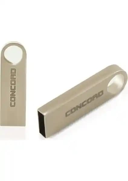 Concord 4GB USB 2.0 Metal Flash Bellek: Dayanıklı ve Şık Veri Taşıma Çözümü