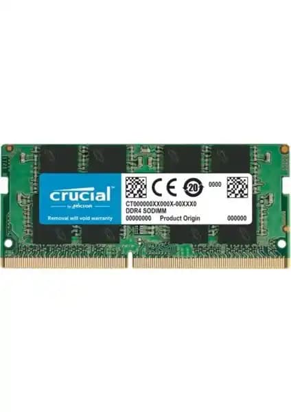 Crucial Ntb 8GB 3200MHz DDR4 Notebook RAM Performans Artırıcı Çözüm