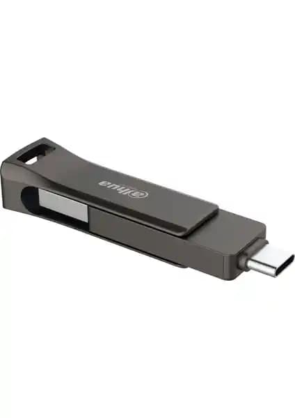 Dahua 64GB OTG USB 3.2 Metal Bellek Titan Gri Yüksek Hız ve Dayanıklılık