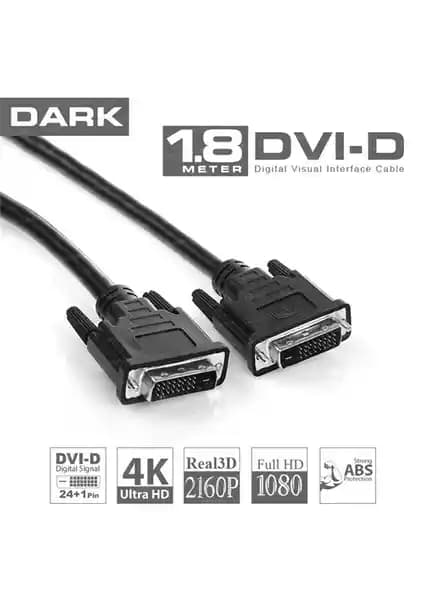 Dark 1.8 Metre DVI Erkek Kablo İncelemesi ve Performans Analizi