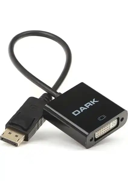 Dark Display Port to DVI Altın Uçlu Dönüştürücü ile Yüksek Kalite Dijital Bağlantı Çözümü
