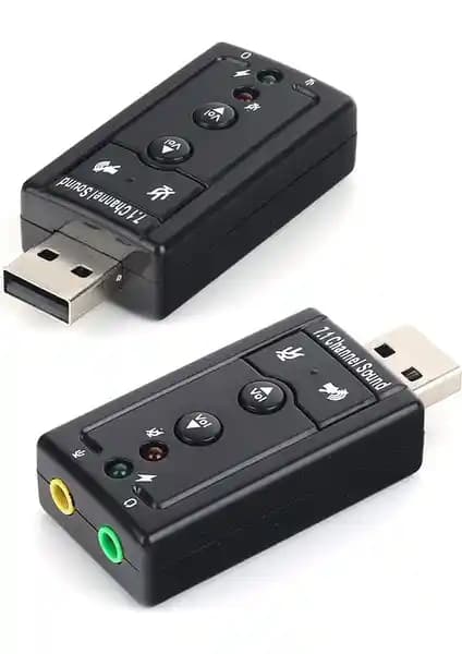 Dark DK-AC-USC71 USB 2.0 7.1 Stereo Ses Kartı Yüksek Kalite ve Uygun Fiyatlı Ses Çözümü