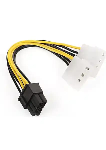 Dark DK-CB-P104 2x Molex 4Pin'den 6+2Pin PCI-E Güç Dönüştürücü Kablo Özellikleri ve Kullanımı