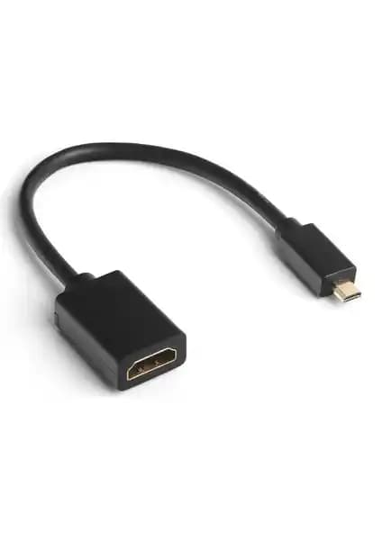 Dark Micro HDMI to HDMI Dönüştürücü Kablo: Yüksek Kaliteli Profesyonel Görüntü Aktarımı