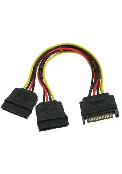 Dark P202 15Pin SATA - 2x15Pin SATA Dönüştürücü Kablo ile Güç Bağlantılarını Genişletin ve Kolay Kullanım Sağlayın