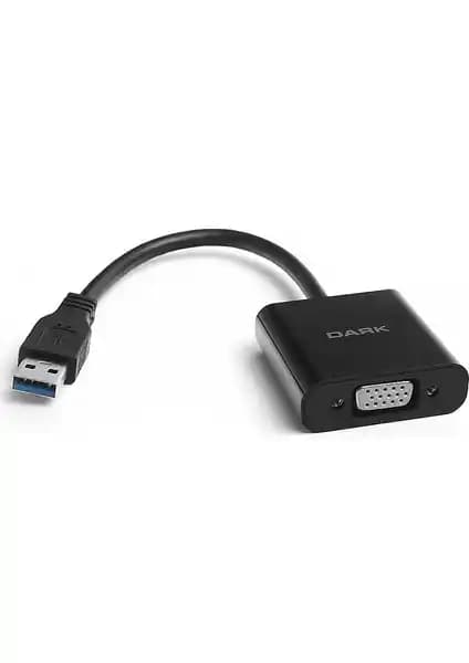 Dark UGA34 VGA-USB 3.0 Adaptör ile Yüksek Çözünürlükte Bağlantı ve Uyumluluk