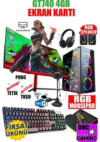 DMC N12X Masaüstü Oyuncu Bilgisayarı: Güçlü Performans ve Estetik Tasarım ile Öne Çıkıyor