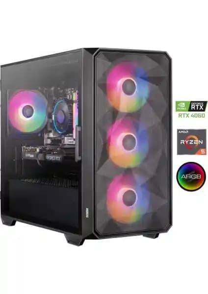 Dragos DRx5245 Ryzen 5 5600 ile Güçlü Oyun Deneyimi ve Modern Tasarım