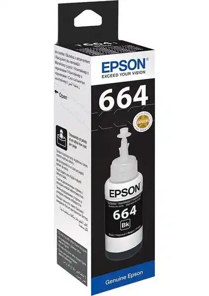 Epson T6641 Siyah Mürekkep L100 L200 L300 için Yüksek Kalite ve Güvenilirlik