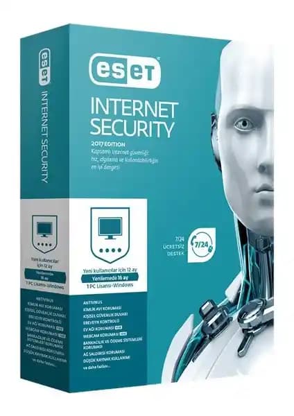 ESET Internet Security 1 Cihaz, 1 Yıl Güvenilir Siber Güvenlik Çözümü
