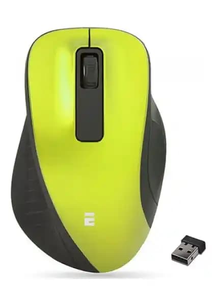 Everest SM-360 USB Yeşil 3D Optik Kablosuz Mouse: Ergonomik ve Gelişmiş Performans Özellikleri
