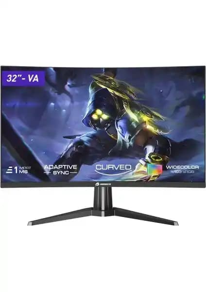 GameBooster GB-3218CF: 32 İnç Kavisli Oyun Monitörü Yüksek Performans ve Renk Kalitesiyle