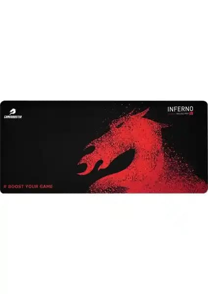 GameBooster Inferno L Gaming Mouse Pad: Geniş ve Kaymaz Yüzeyli Profesyonel Kullanım İçin