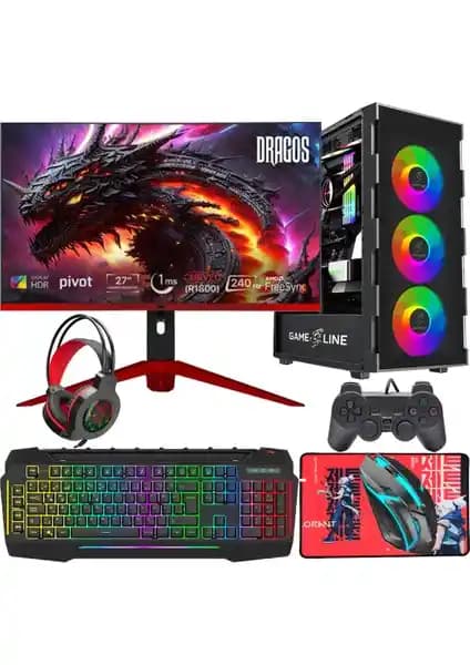 Gameline FR73 Ryzen 7 5700X ile Üst Düzey Oyun Deneyimi ve Modern Tasarım