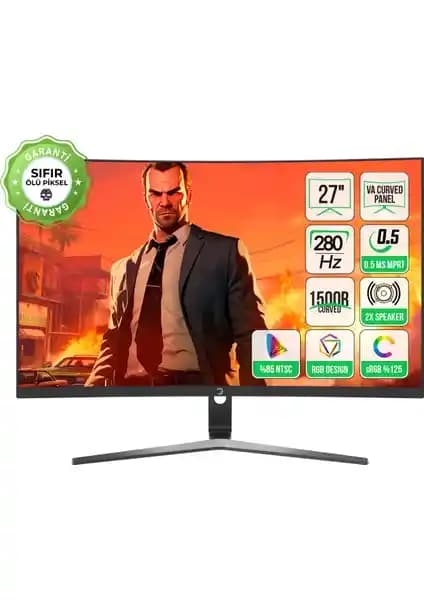 GamePower 27'' Vivid V80 Oyun Monitörü: Yüksek Performans ve Göz Alıcı Tasarım