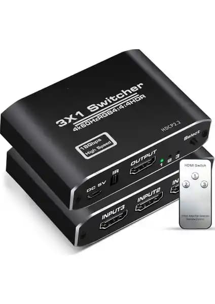 Gplus 4K321M HDMI Switch: Yüksek Performans ve Güvenilirlik Sunan Profesyonel Çözüm