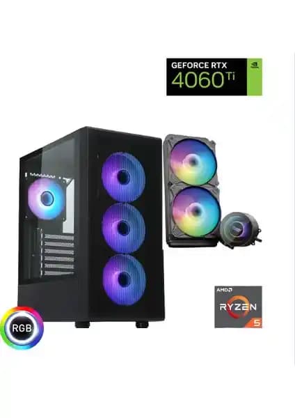 Güneysu Gaming R5-4060TI: Üst Düzey Güç ve Performans Sunan Oyun Bilgisayarı