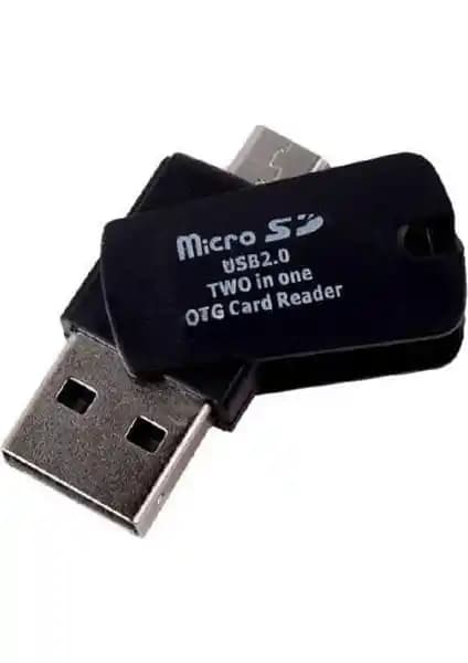 Hadron HD121 USB2.0 Mikro SD Kart Okuyucu ve OTG Fonksiyonlu Çok Yönlü Taşınabilir Cihaz