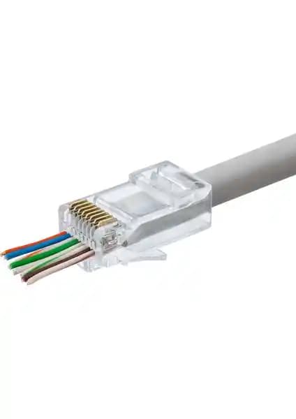 Hadron HDX5030(4653) Jak Cat6 EZRJ45 100LÜ Güvenilir ve Yüksek Performanslı Ağ Bağlantısı