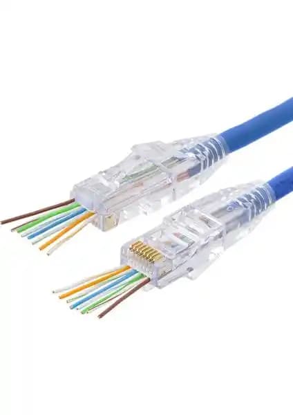 Hadron HN4653 Cat6 RJ45 Konnektörleri: Güçlü ve Ekonomik Ağ Bağlantısı Çözümü