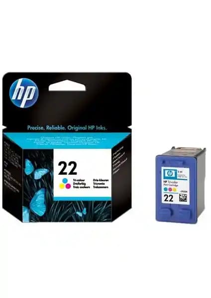 HP 22 Renkli Deskjet Kartuşu: Yüksek Kaliteli ve Uyumlu Orijinal Mürekkep