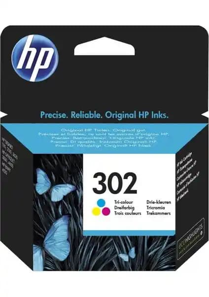 HP 302 Renkli Mürekkep Kartuşu F6U65Ae: Yüksek Kaliteli ve Güvenilir Renkli Baskı Çözümü