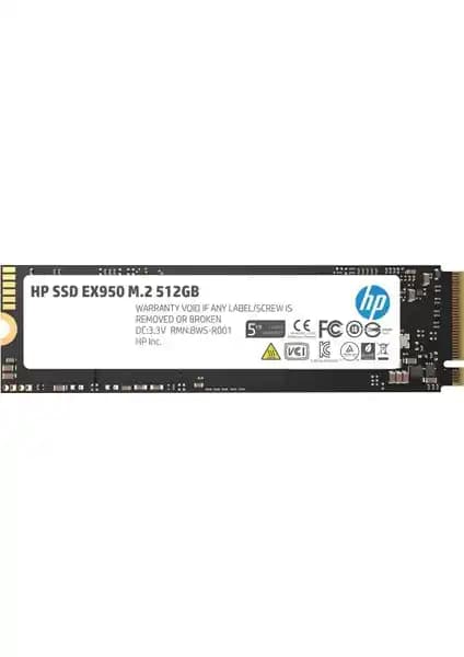 HP 512GB EX950 M.2 NVMe PCIe SSD: Yüksek Hız ve Güvenilirlik Sunan Depolama Çözümü