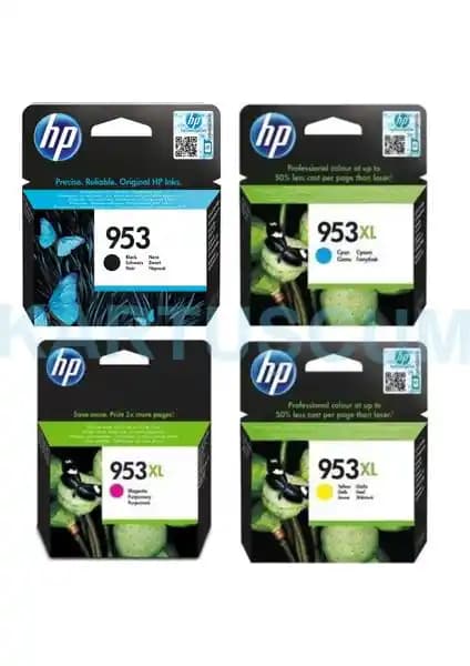 HP 953 + 953XL Renkli Kartuş Seti: Yüksek Kapasiteli ve Güvenilir Baskı Performansı