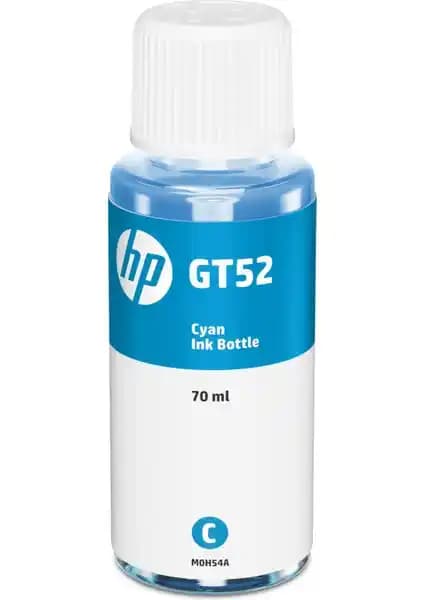 HP GT52 Mavi Mürekkep Şişesi Yüksek Kapasiteli ve Güvenilir Baskı Çözümü