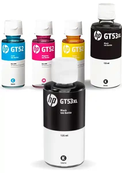 HP GT53XL-GT52 Mürekkep Tankı Seti: Ekonomik ve Yüksek Kapasiteli Baskı Çözümü