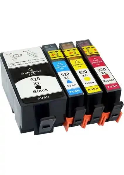 HP Officejet 7500A için Muadil Kartuş Takımı Yüksek Kapasiteli ve Ekonomik Çözüm