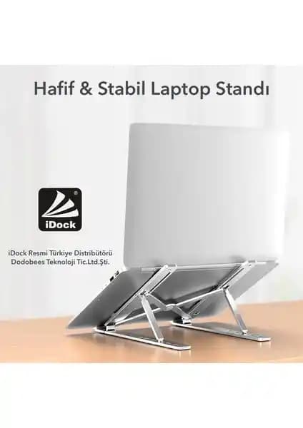 iDock N29-3 Katlanabilir Alüminyum Notebook Standı: Ergonomik ve Taşınabilir Çalışma Çözümü