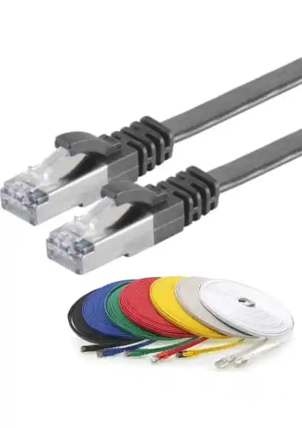 İRENİS CAT7 Yassı FTP Ethernet Kablosu: Yüksek Performans ve Estetik Tasarım