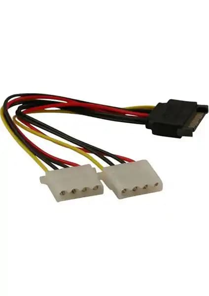 Keepro Platoon Sata 15 Pin Erkek ile Molex 4 Pin Dişi Y Power Kablo Analizi ve Kullanım Alanları