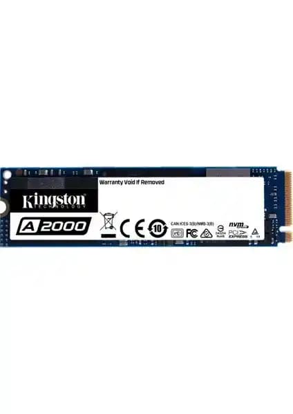 Kingston A2000 500GB PCIe NVMe SSD Yüksek Performans ve Güvenilirlik Sağlayan Depolama Çözümü